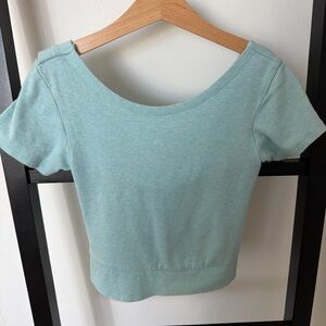 Zella Sky Blue Crop Top
